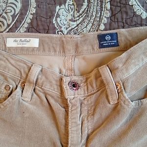 Ag corduroy pants size 29R